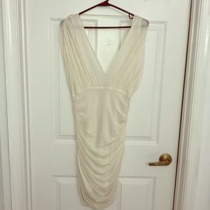 White BCBG dress size M - never worn - tags on